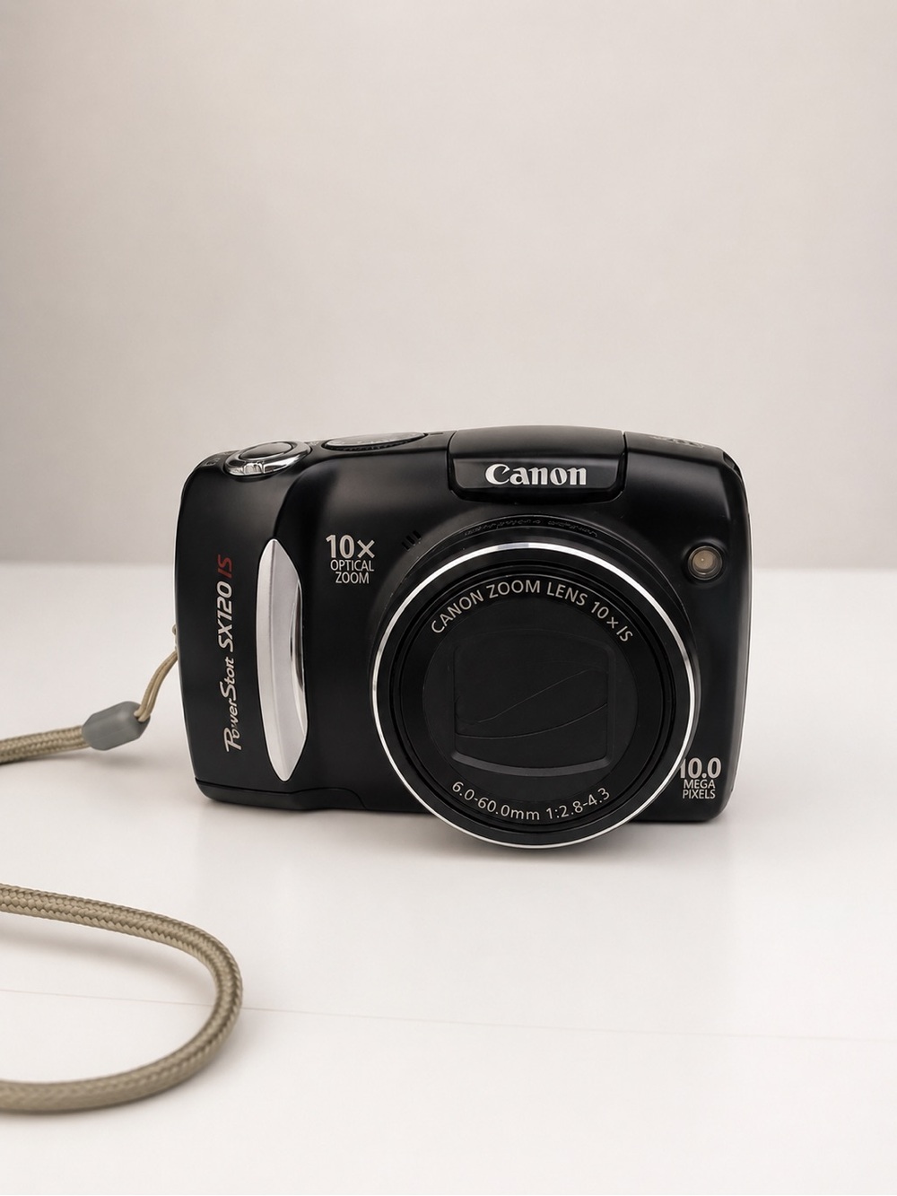 Canon PowerShot SX120 IS Digital Camera Like New! Comes w/ Case!